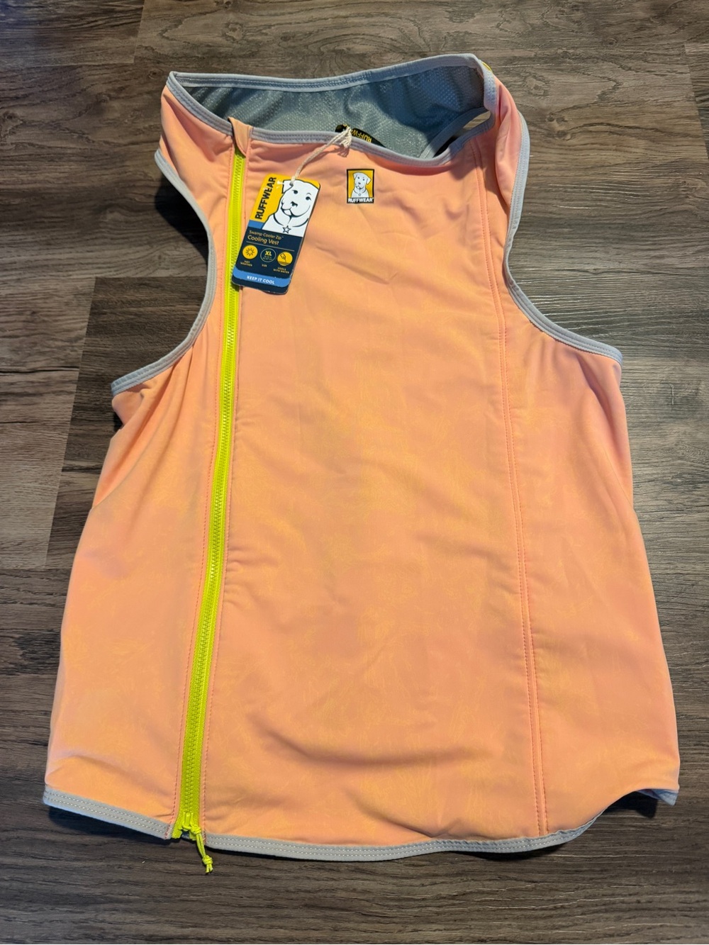 Ruffwear Swamp Cooler Zip Dog Vest, Salmon Pink, XL